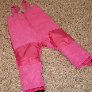 ❄️K🔹️pink snow overalls